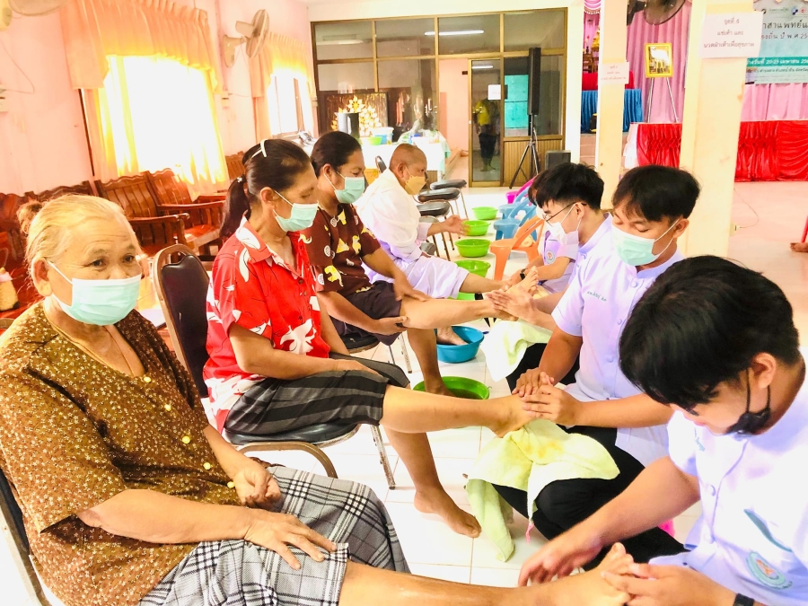 โครงการค่ายอาสาแพทย์แผนไทยพัฒนาท้องถิ่น ครั้งที่ 1 ปี 2566 ระหว่างวันที่ 20 - 23 เมษายน 2566 องค์การบริหารส่วนตำบลยาง อำเภอน้ำยืน จังหวัดอุบลราชธานี